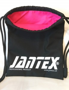 Workoplecak - czarny JANTEX, środek ciemno r&oacute;żowy