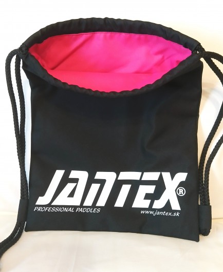 Workoplecak - czarny JANTEX, środek ciemno r&oacute;żowy